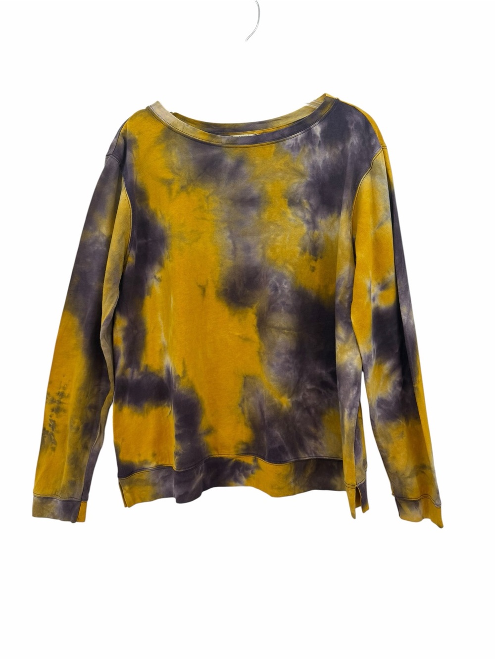 Kori Tie-Dye Long Sleeve Women's Top - Yellow & Purple LSU